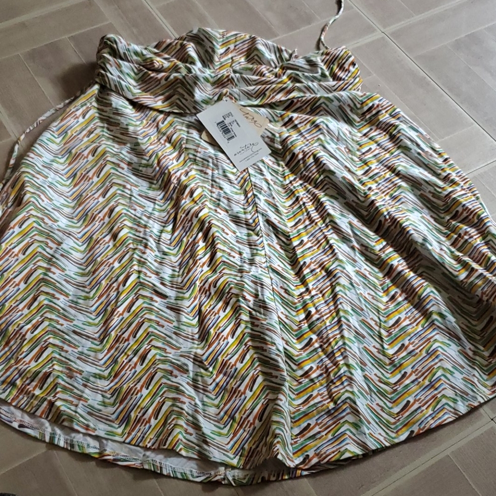 NWT Adventura 2 in 1 print dress/skirt